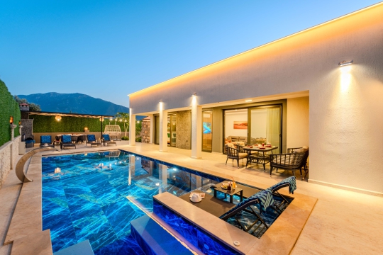 Villa Resital 1 - Fethiye Eldirek Saunalı Jakuzili 3+1 Kiralık Villa
