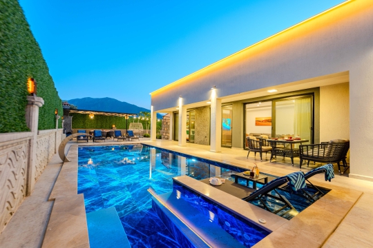 Villa Resital 1 - Fethiye Eldirek Saunalı Jakuzili 3+1 Kiralık Villa