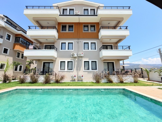 Çalıca Apart A1| Fethiye Çalıca'da Ortak Havuzlu, Merkezi Konumlu 1+1 Apart Daire